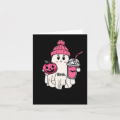 Grappige Schattigee Ghost Bruh Ik bedoel Boo Hallo Kaart (Voorkant)