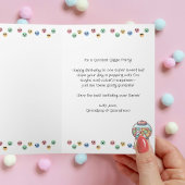 Grappige Schattigee grillige Gumball, aangepaste e Kaart