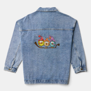 Grappige Schattigee Kerst Vrouwen Denim Jassen Jacket