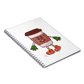 Grappige Schattigee koffie Notitieboek (Rechterzijde)