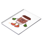 Grappige Schattigee koffie Notitieboek (Linkerzijde)