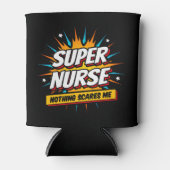 Grappige Schattigee Sarcastische Superhero Verplee Blikjeskoeler (Voorkant)