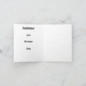 Grappige Schattigee  uitnodiging (Binnen)