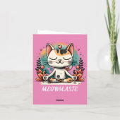 Grappige Schattigee  uitnodiging (Achterkant)