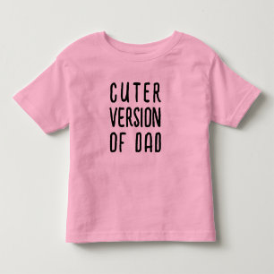 Grappige Schattigee versie van papa   Kinder peute Shirts