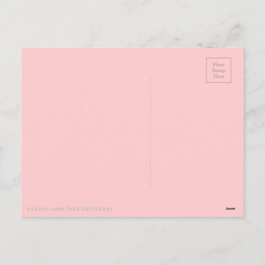 Grappige Schattigee zwijnen en kusjes Varkenspun V Feestdagenkaart (Achterkant)