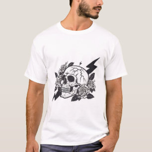 Grappige Schedel Liefhebber T-shirt