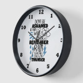 Grappige scheet regen donder woord kunst badkamer (Hoek)