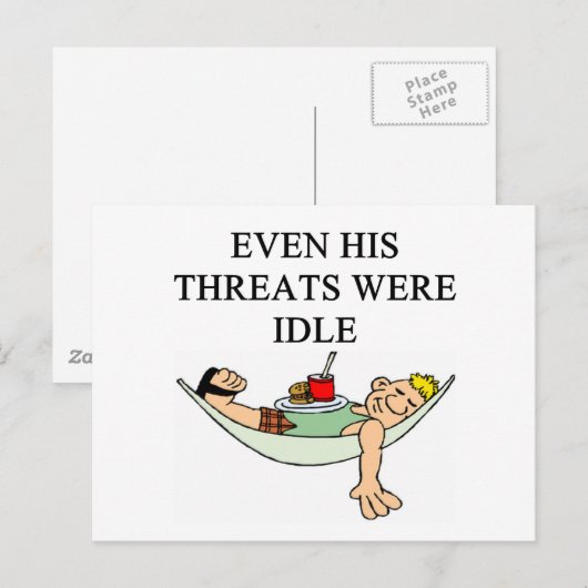 grappige scheiding briefkaart (Voorkant / Achterkant)