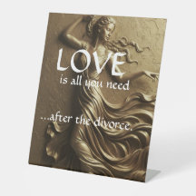 Grappige scheidingsdecoratie voor vrouwen Luxe gou
