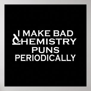 Grappige scheikunde citaten voor chemicus poster