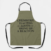 Grappige scheikunde leraren citaten schort (Voorkant)