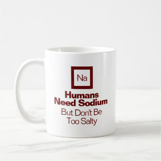 Grappige scheikunde Natrium Citaat Nerd Cadeau Koffiemok