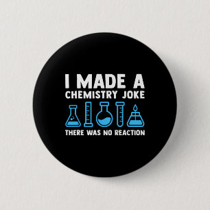Grappige scheikunde wetenschapsleraar scheikundige ronde button 5,7 cm