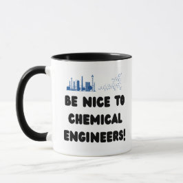 Grappige scheikundig ingenieur — Wees aardig voor  Mok