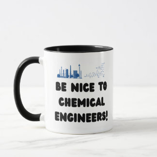 Grappige scheikundig ingenieur — Wees aardig voor Mok