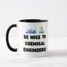 Grappige scheikundig ingenieur — wees aardig voor  mok