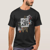 Grappige schilder cadeau idee Yall nodig kunst tek T-shirt (Voorkant)
