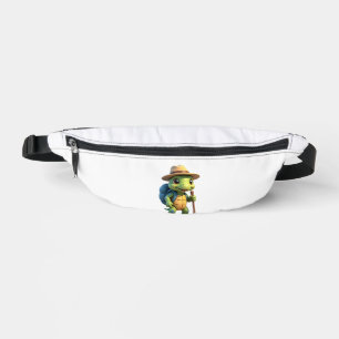 Grappige Schildpad Wandelende Grafische Camping Li Heuptasje