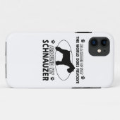 grappige SCHNAUZER-design Case-Mate iPhone Case (Achterkant (horizontaal))