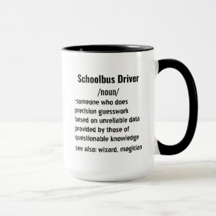 Grappige Schoolbus Driver Definitie geschenken Mok