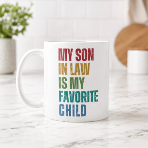 Grappige Schoonzoon Favoriete Kind Koffie Koffiemok