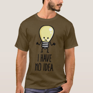 Grappige schrijvers blokkeren gloeilamp Ik heb gee T-shirt