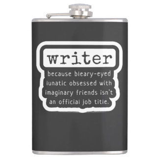 Grappige Schrijverscitaten voor Auteurs, Schrijver Heupfles