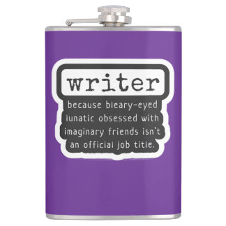 Grappige Schrijverscitaten voor Auteurs, Schrijver Heupfles