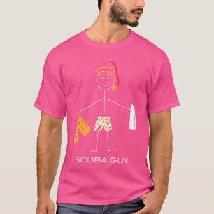Grappige Scuba Diver Boy Duiken T-shirt
