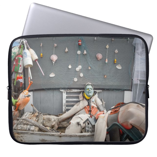 Grappige Scuba Diving Laptop Bag Laptop Sleeve (Voorkant)