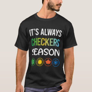 Grappige Seizoen Dammen T-shirt