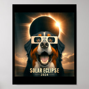 Grappige Selfie Berner Sennenhond Dames Poster