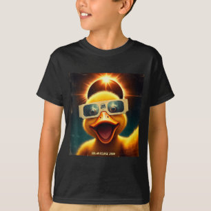 Grappige Selfie Eend Dames Heren Solar T-shirt