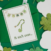 Grappige Shamrock Ketting St. Patrick’s Dag Aankondiging