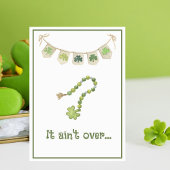 Grappige Shamrock Ketting St. Patrick’s Dag Aankondiging
