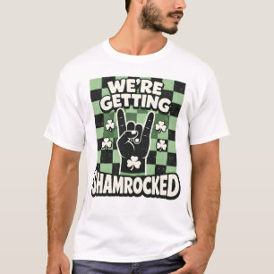 Grappige Shamrocked Bachelorette Party Ierse Drink T-shirt