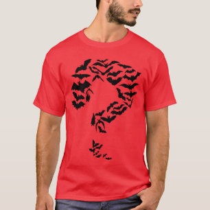 Grappige Sheldon Nerdy Vleermuizen Vraagteken Comi T-shirt