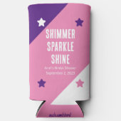 Grappige "Shimmer Sparkle Shine" bruiloft gunsten (Voorkant)
