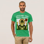 grappige shirten op de dag van de steigers t-shirt (Voorkant volledig)