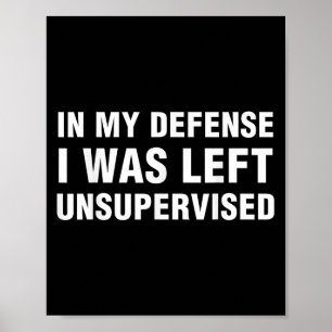 Grappige shirts voor mannen Sarcastisch T-shirt in Poster