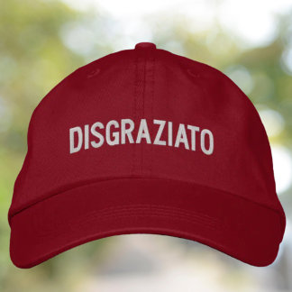 Grappige Siciliaanse Italiaanse zegswijze Disgrazi Geborduurde Pet