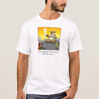 Grappige Sigaar Wise Man Cartoon Cadeaus! T-shirt