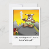 Grappige sigarenfeestuitnodigingen kaart (Voorkant)