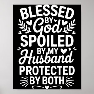 Grappige Siled Echtgenote Kunst Voor Vrouwen Meisj Poster