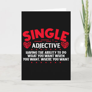 Grappige Singles Awareness Day Anti-valentijnsdag Kaart