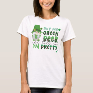 grappige Sint Patrick's day gnomie giften voor vro T-shirt