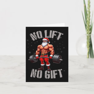 Grappige Sinterklaas Gewichtheffen Geen Lift Geen  Kaart