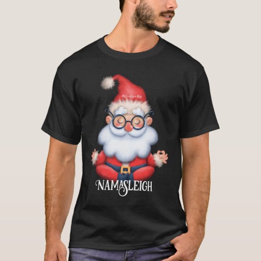 Grappige Sinterklaas Namasleigh Kerstmis T-shirt (Voorkant)