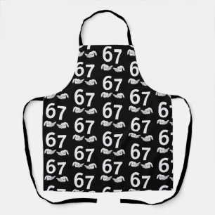 Grappige Six Seven 6 7 Meme Gen Alpha Jargon 6 7 H Schort